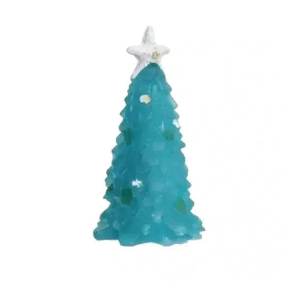 Handcrafted‎ Miniature Beach Glass Tree With Star - Picture 3 of 4